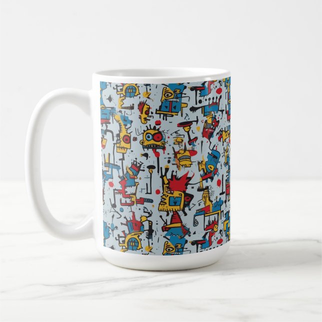 Graffiti Pop Art Mug (Left)