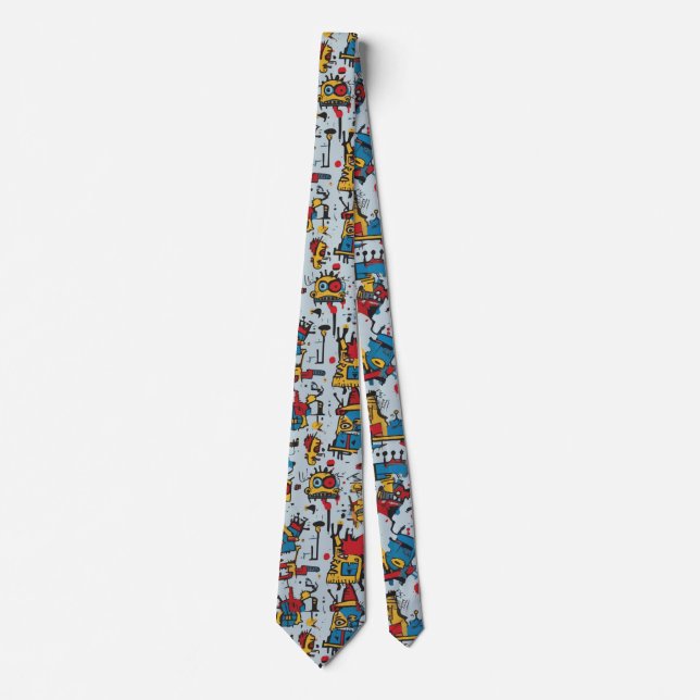 Graffiti Pop Art Tie (Front)