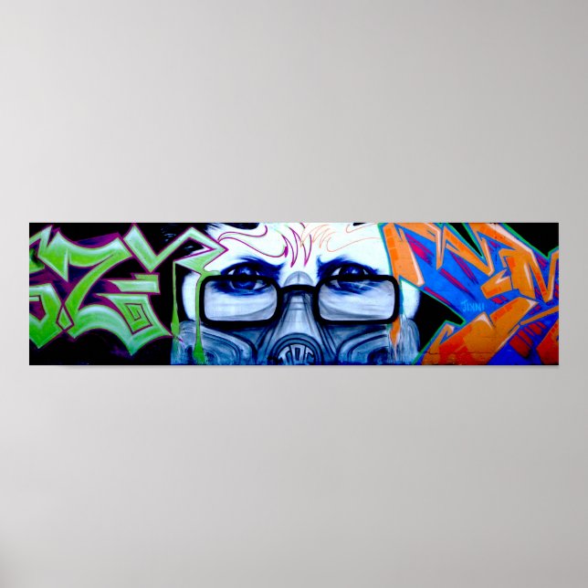 Graffiti Portrait Poster (Front)