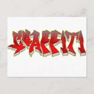 Graffiti Postcard