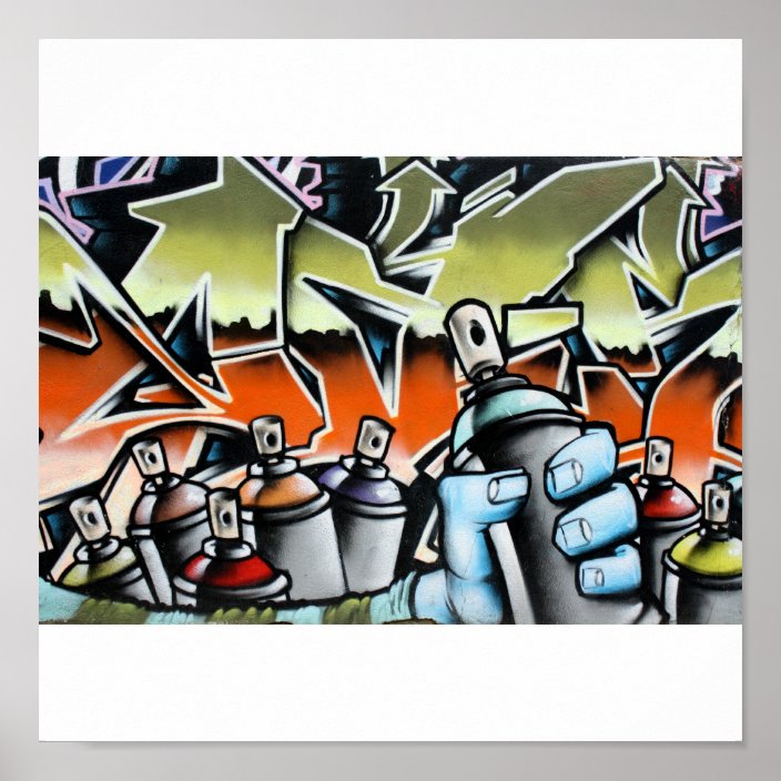 Graffiti Poster Zazzle.co.uk