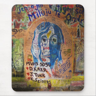 Graffiti - Prague Mouse Mat