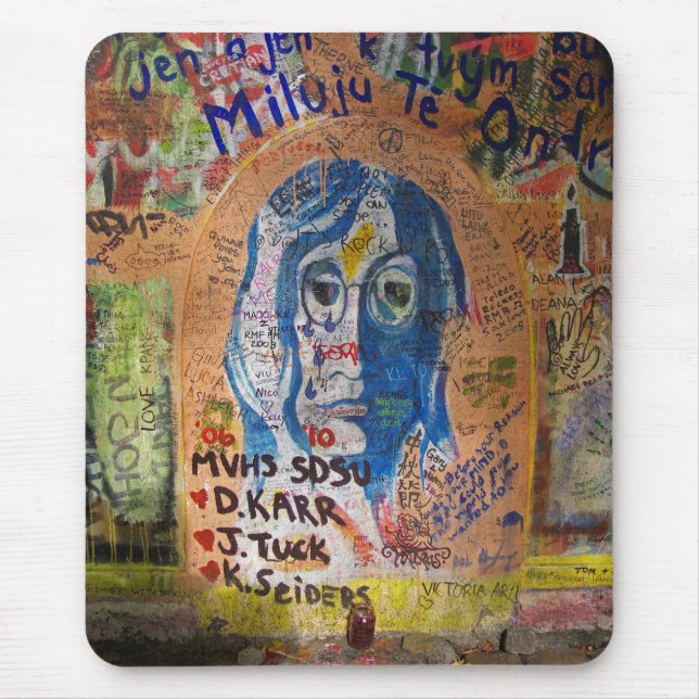 Graffiti - Prague Mouse Mat (Front)