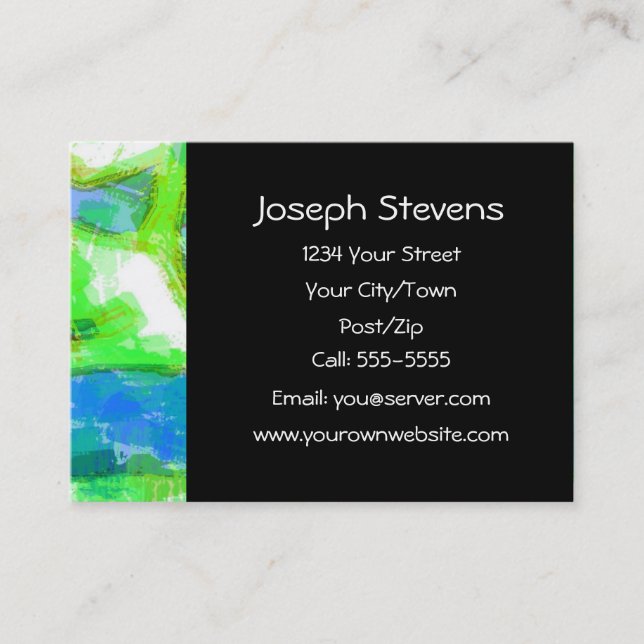 Graffiti ~ Professional Business Card (Front)