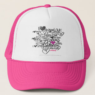 Graffiti Purple Trucker Hat