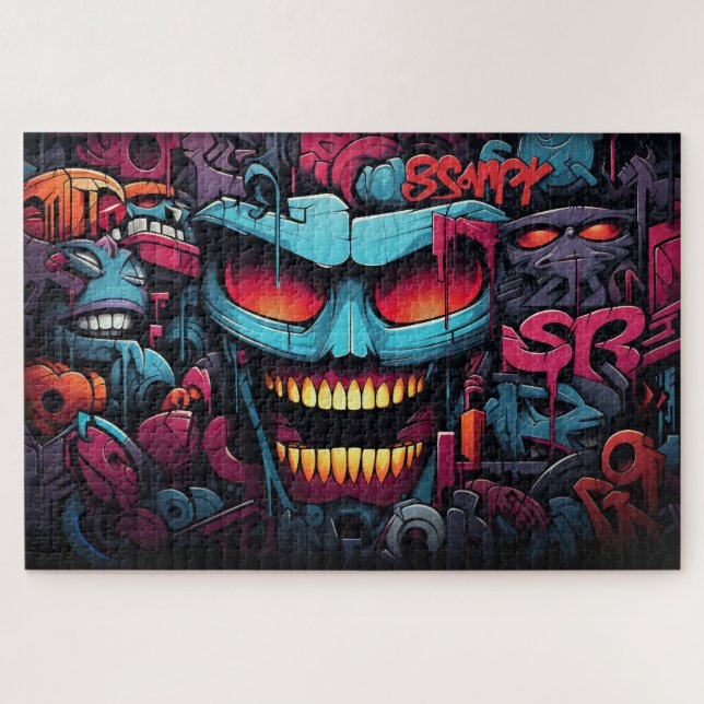 Graffiti Puzzle (Horizontal)