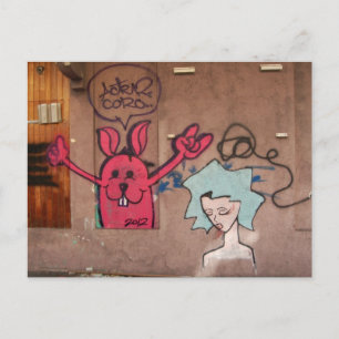 Graffiti, San Juan, Puerto Rico Postcard