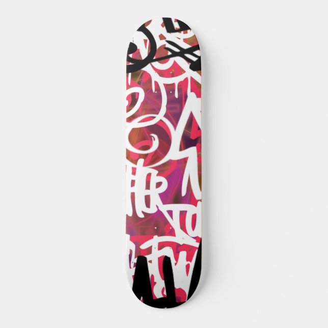 Graffiti Scribbles Skateboard (Front)
