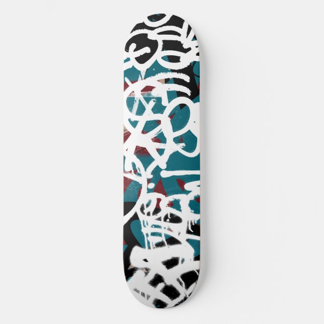 Graffiti Scribbles Skateboard (Front)