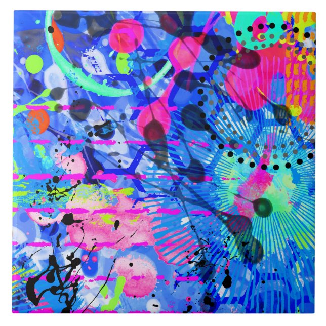 Graffiti Sea 1 Tile (Front)