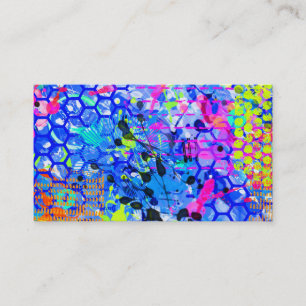 Graffiti Sea Abstract Business Card