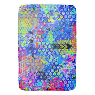 Graffiti Sea  Bath Mat