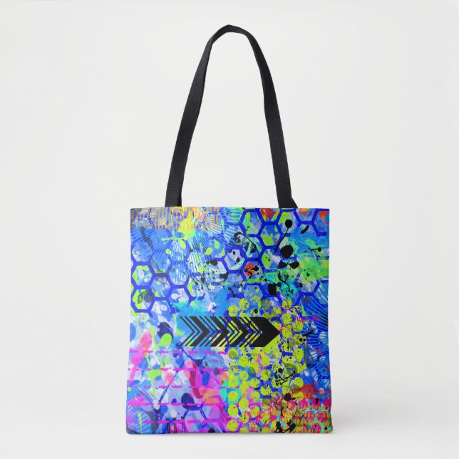 Graffiti Sea Tote Bag (Front)