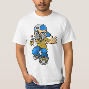 Graffiti servant boy and mask T-Shirt