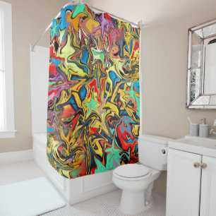 Graffiti Shower Curtain