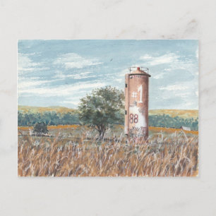 Graffiti Silo Postcard