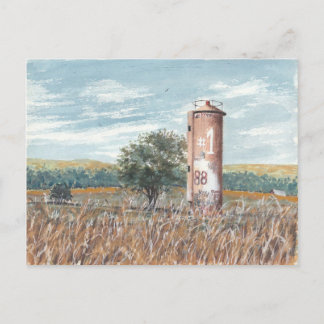 Graffiti Silo Postcard