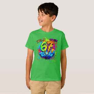 Graffiti Six Seven Birthday PARTY Shirt,Six Seven  T-Shirt