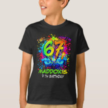 Graffiti Six Seven Birthday Party Trend Boy's