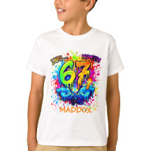 Graffiti Six Seven Birthday Party Trend