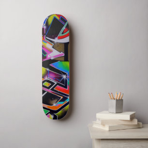 Graffiti skateboard