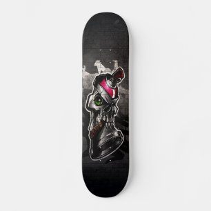 graffiti skateboards bombe peinture tête de mort
