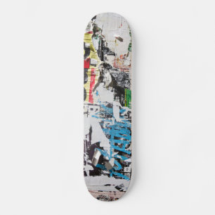 graffiti skateboards torn posters