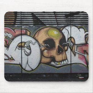 Graffiti Skull Mouse Mat