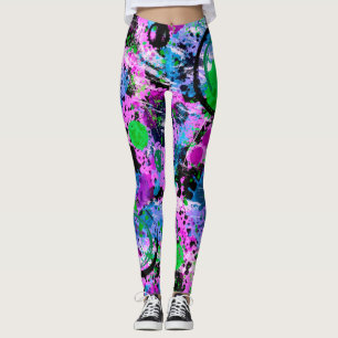 Graffiti Smoothie Leggings