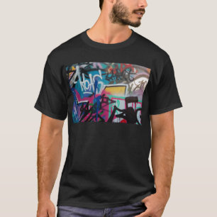 graffiti smudge background T-Shirt