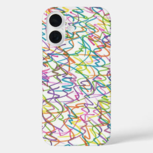 Graffiti Splatter Abstract Pattern iPhone 16 Case