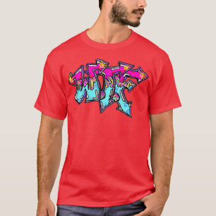 Graffiti Spray WTF by LEG 1 T-Shirt