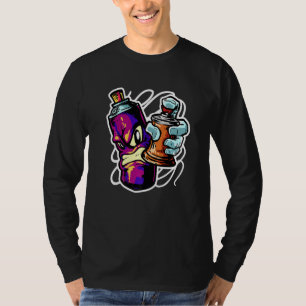 Graffiti Sprayer Street Artist Fat Cap Spray Can T-Shirt