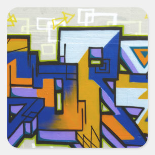 Graffiti Square Sticker