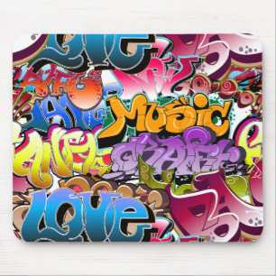 Graffiti Street Art Mouse Mat