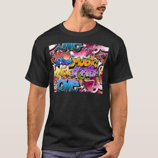Graffiti Street Art T-Shirt (Front)