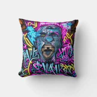 Graffiti Street Art: Take Action & Resist Cushion