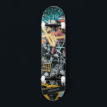 Graffiti Street Skateboard with Name<br><div class="desc">Make this Graffiti Street Skateboard with Name your own by adding your text. To access advanced editing tools, please go to "Personalise this template" and click on "Details", scroll down and press the "click to customise further" link. Ideal for any Occasion such as birthday or Graduation, for outdoor skateboarders who...</div>