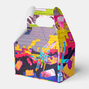 Graffiti style favour box