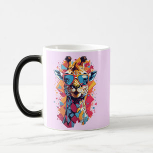 Graffiti Style Giraffe Portrait-58567 Magic Mug