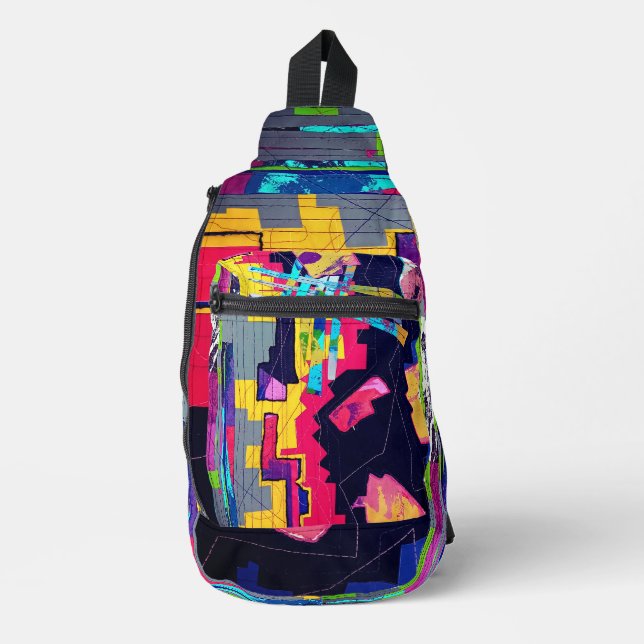 Graffiti style sling bag (Front)