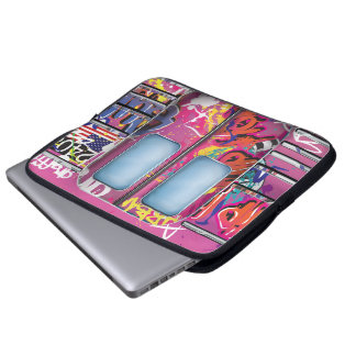 Graffiti Subway Train Laptop Sleeve