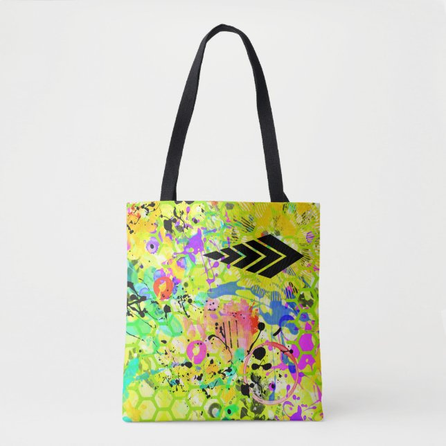 Graffiti Summer Tote Bag (Front)