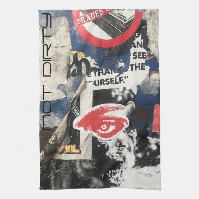 GRAFFITI TEA TOWEL (Vertical)