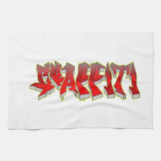 Graffiti Tea Towel
