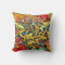 Graffiti throw pillow