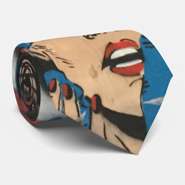 Graffiti Tie Berlin (Rolled)