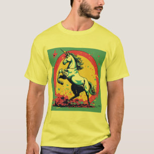 Graffiti Unicorn: Banksy-Inspired Design T-Shirt