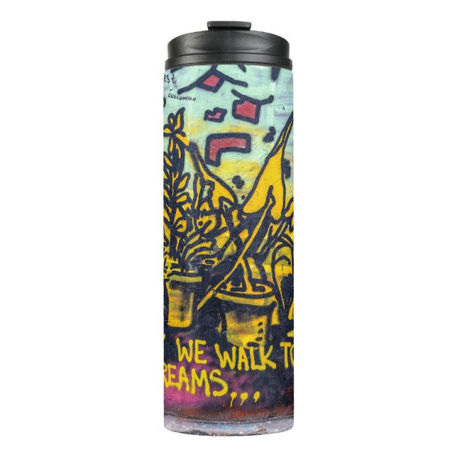 Graffiti Urban Street Art Abstract Thermal Tumbler (Front)