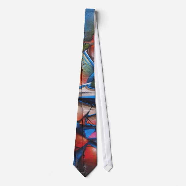 Graffiti urban street art tie (Front)